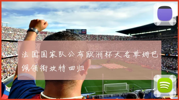 法国国家队公布欧洲杯大名单姆巴佩领衔坎特回归